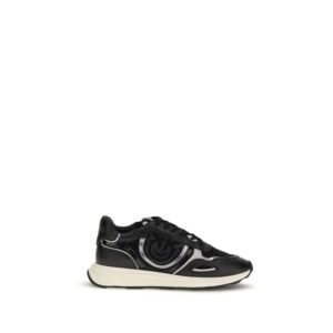 Zapatillas deportivas PINKO Bos Taurus de piel de becerro negra<span> - </span>EU40/US10