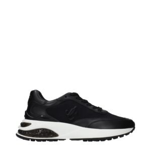 Jimmy Choo Black Fabric Athletic Sneakers<span> - </span>EU38.5/US8.5