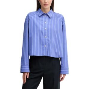 Calvin Klein Jeans Blue Cotton Blouse<span> - </span>IT40|S