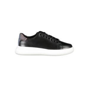 Calvin Klein Black Leather Women Sneaker<span> - </span>EU38/US8