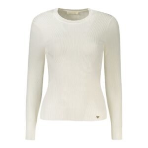 Guess Jeans Bianco Viscosa Women Sweater<span> - </span>XXL